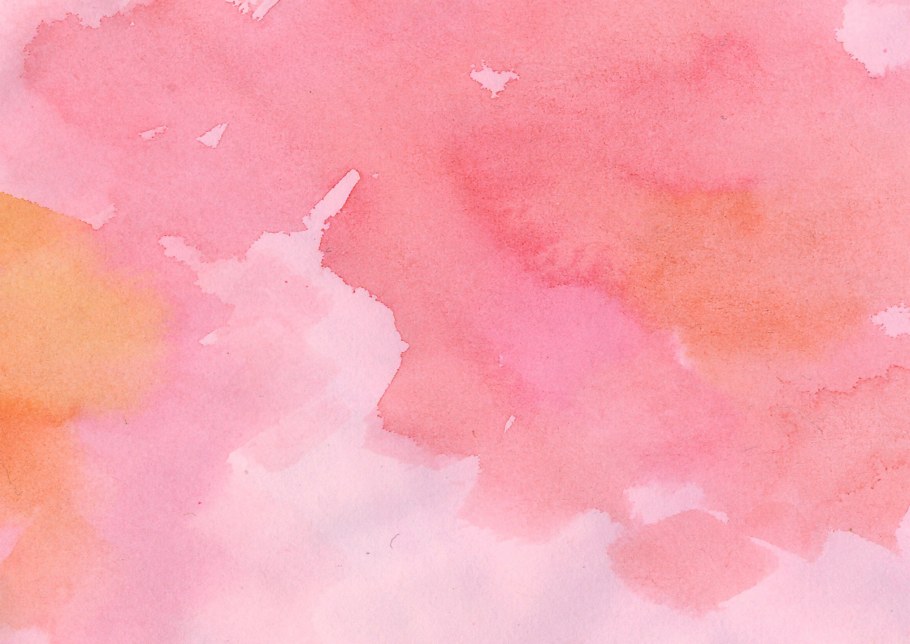 Акварельные мазки розовые