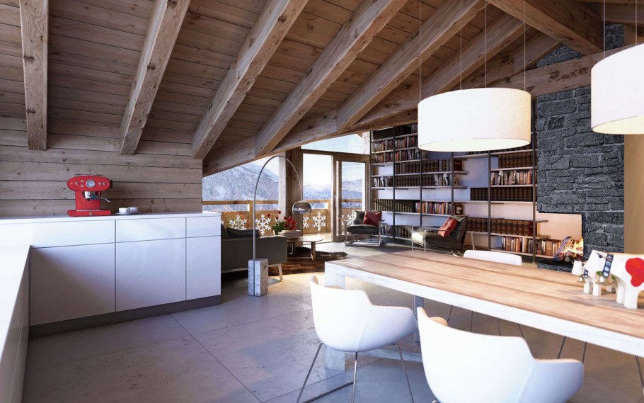 Рустикальный лофт