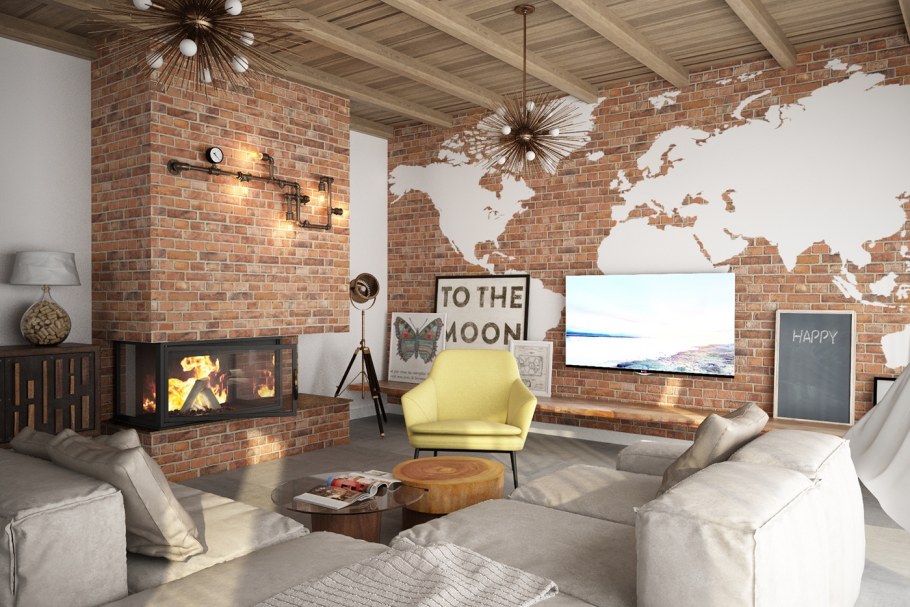 Барельеф в стиле лофт