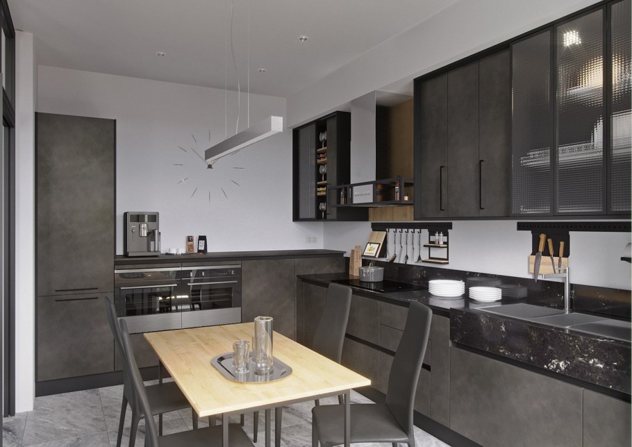 Кухня лофт атлас Люкс