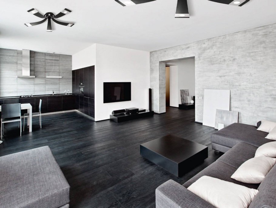 Гостиная в стиле Хай тек