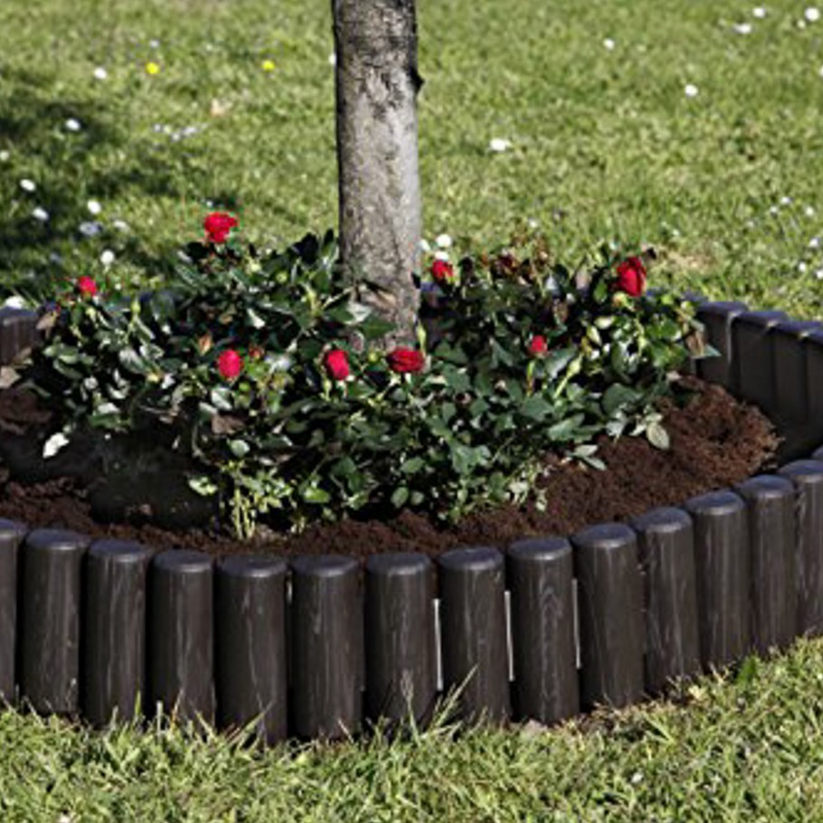 Бордюр садовый Prosperplast palisada ipak2-r222, 3.8м, коричневый