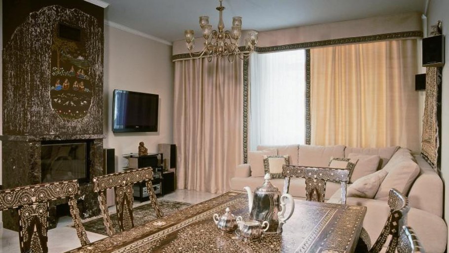 Занавески в Восточном стиле в квартиру