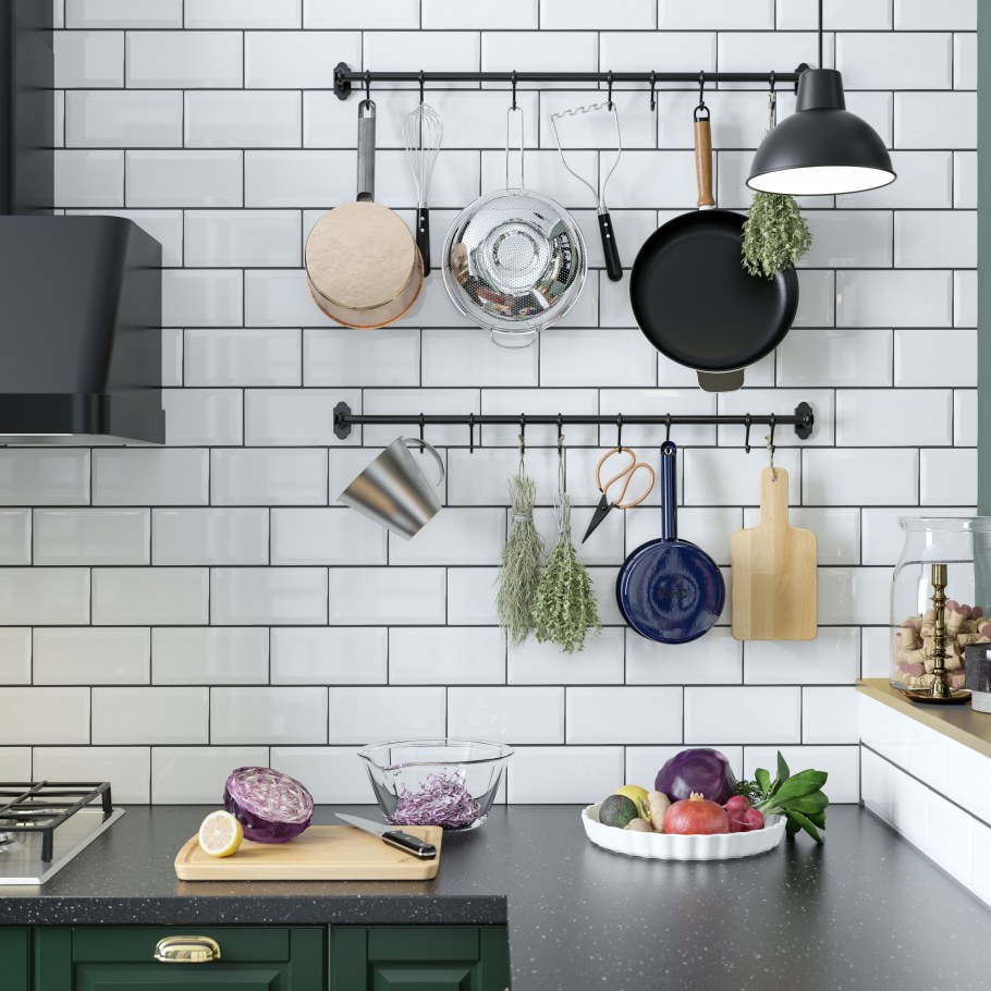 Рейлинговая система для кухни икеа