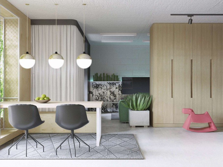 Интерьер студии в Корее