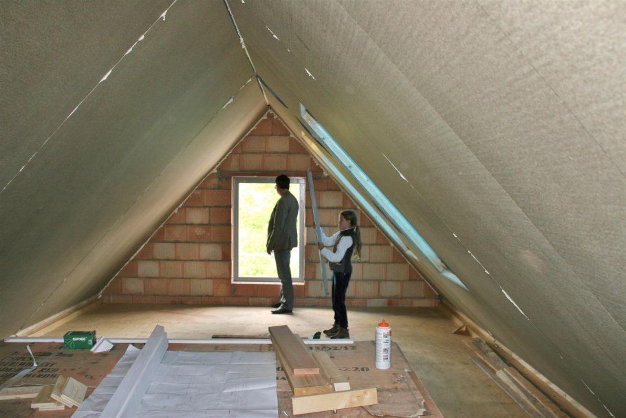 Отделка кровли изнутри