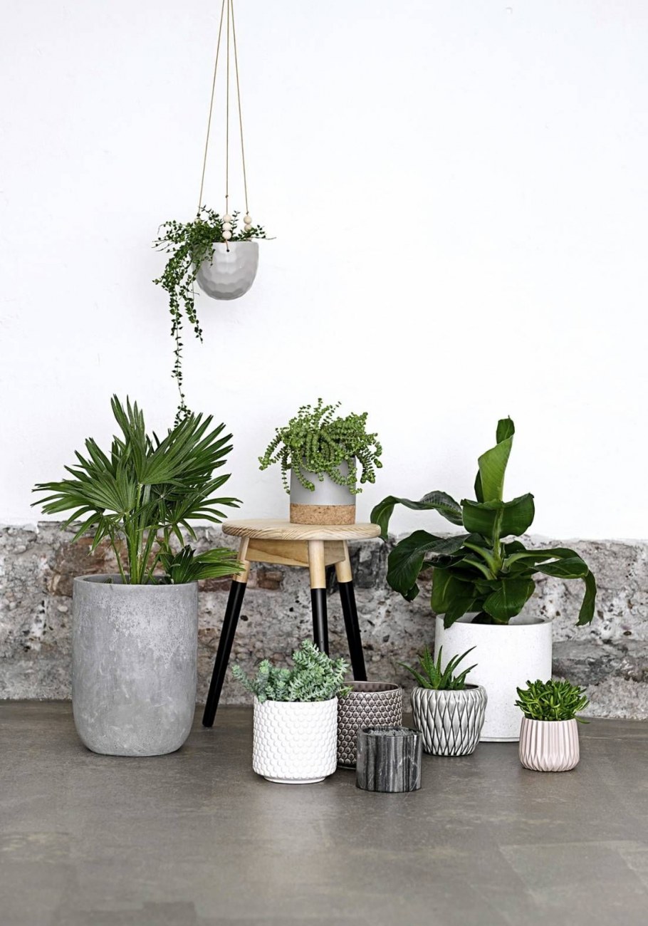 Кашпо для цветов в интерьере