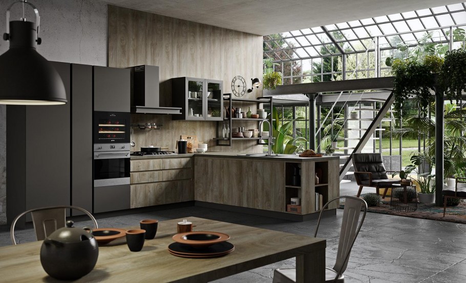 Кухонная фабрика Florida Rovere colorato