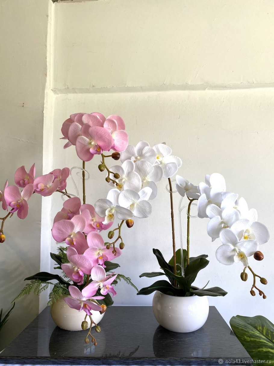 Искусственные орхидеи для интерьера