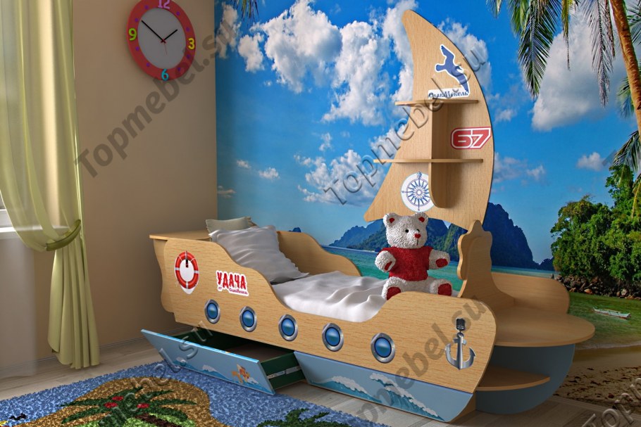 Кровать "машина" СЛАВМЕБЕЛЬ