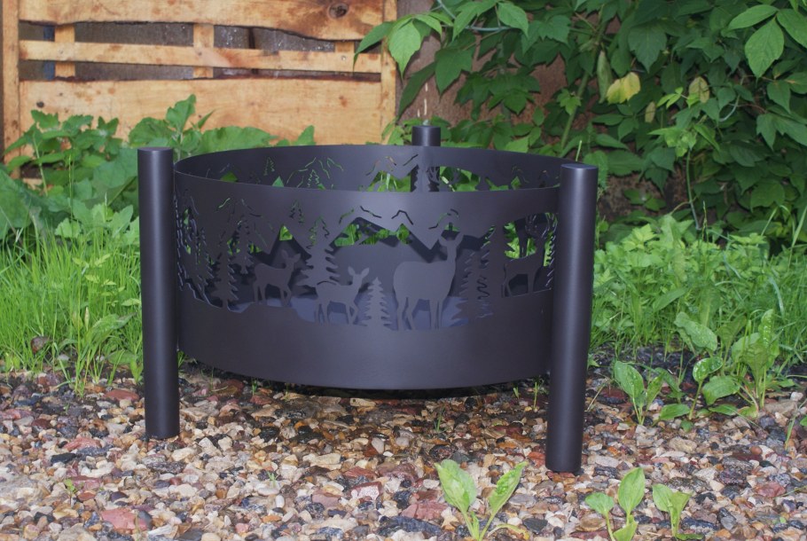 Железное ведро для костра