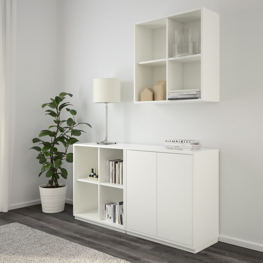 Стеллаж белый икеа EKET