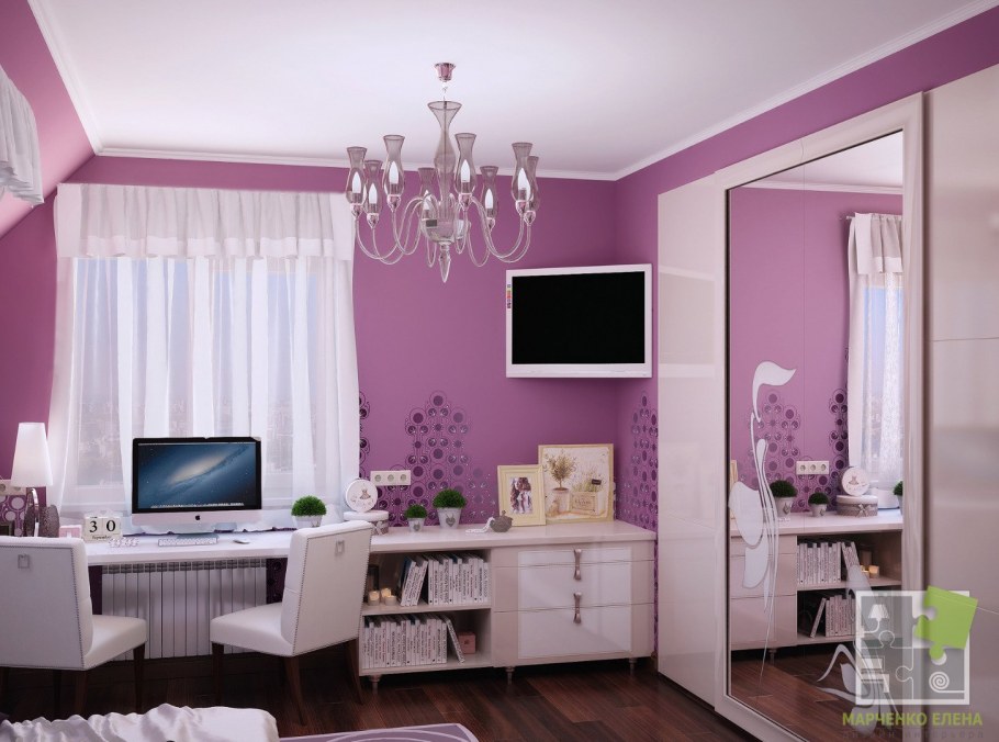 Дизайн комнаты для девушки