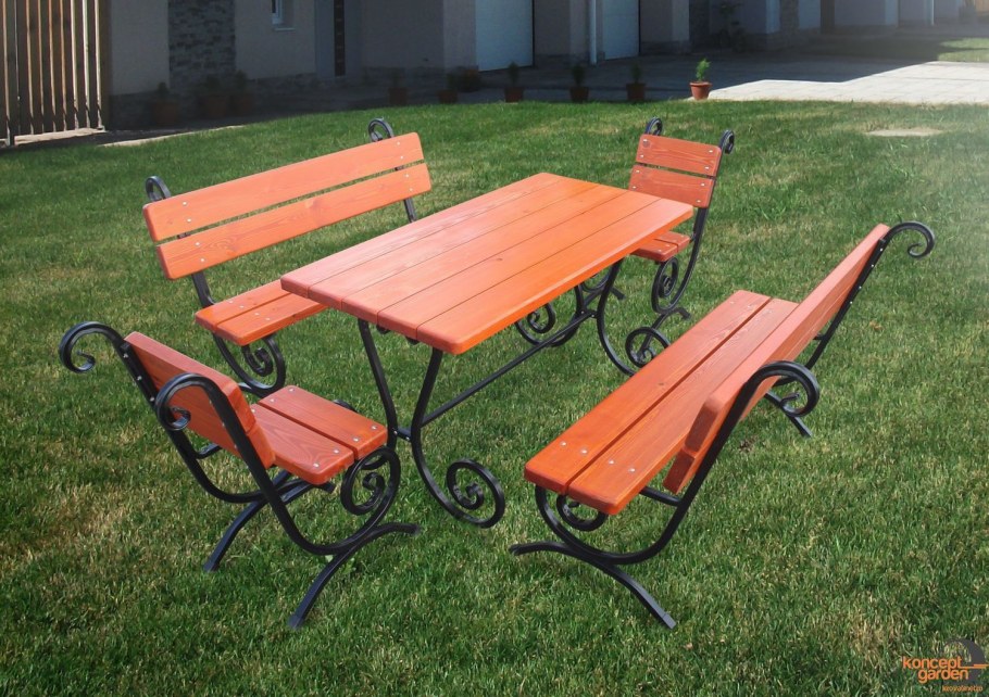 Комплект мебели (стол и 2 лавки) Москва