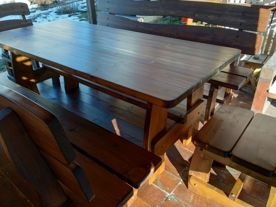 Садовая мебель из дерева