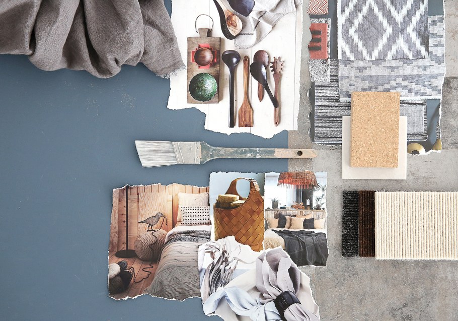 Коллаж интерьера