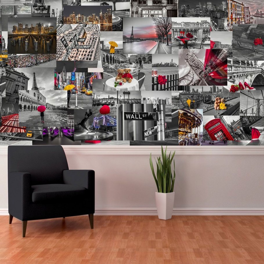 Коллаж интерьера