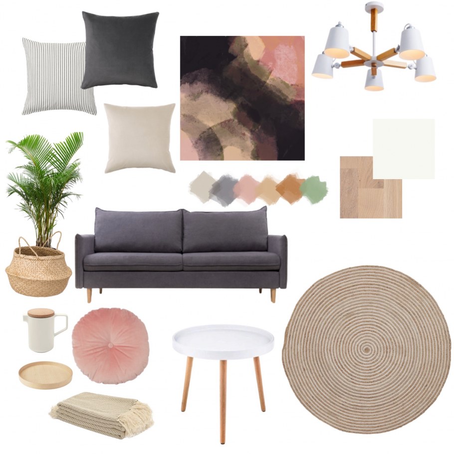 Коллаж с планировкой