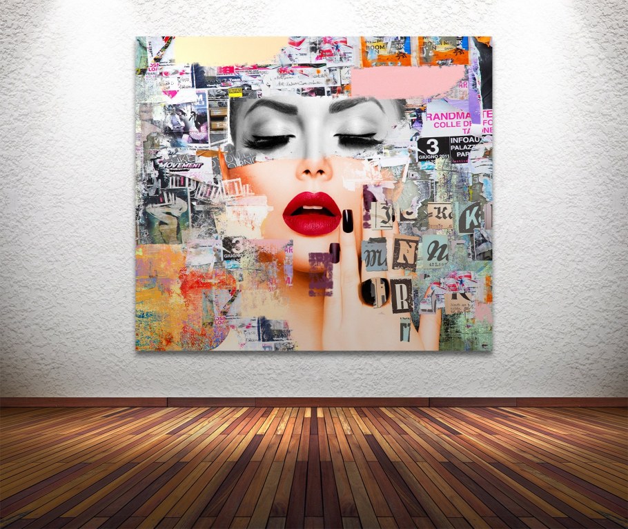 Панно из фоторамок