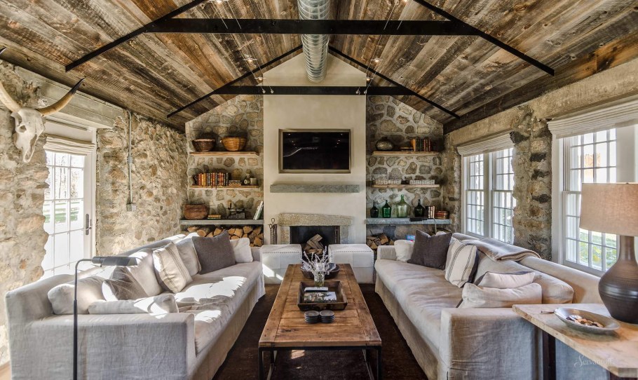 Интерьер Шале фармхаус