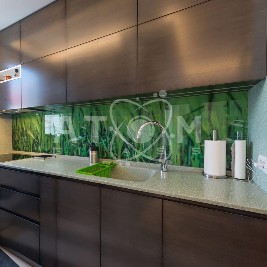 Стеклянный фартук