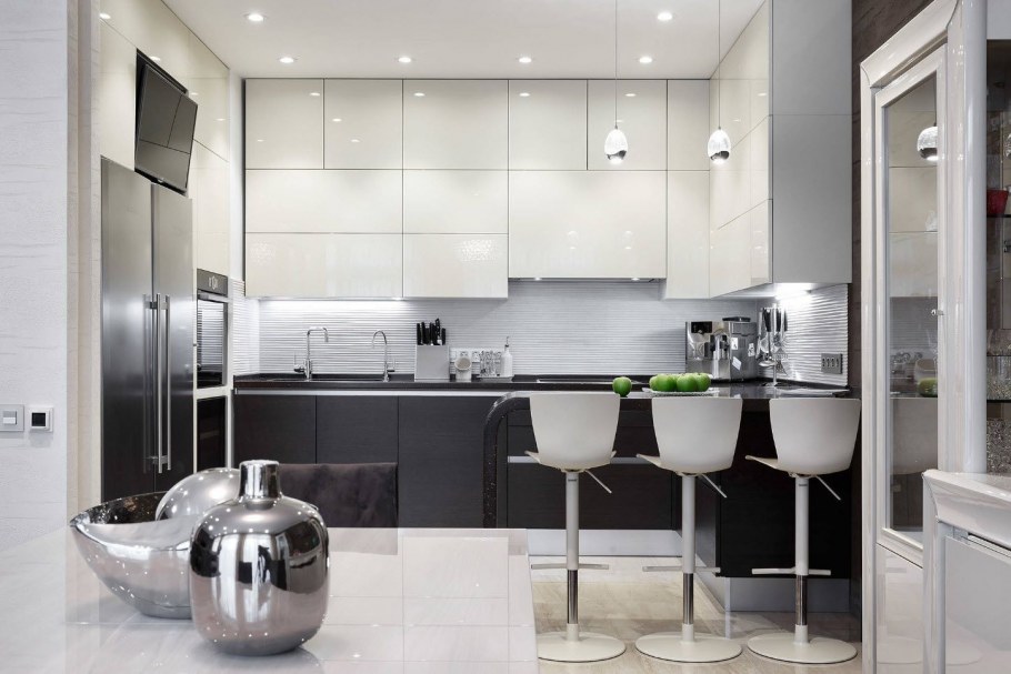 Современный кухонный интерьер