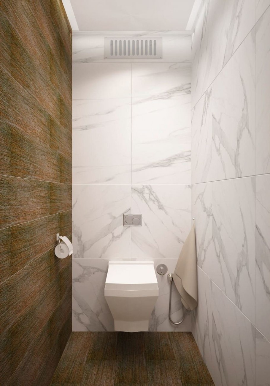 Компактная туалетная комната