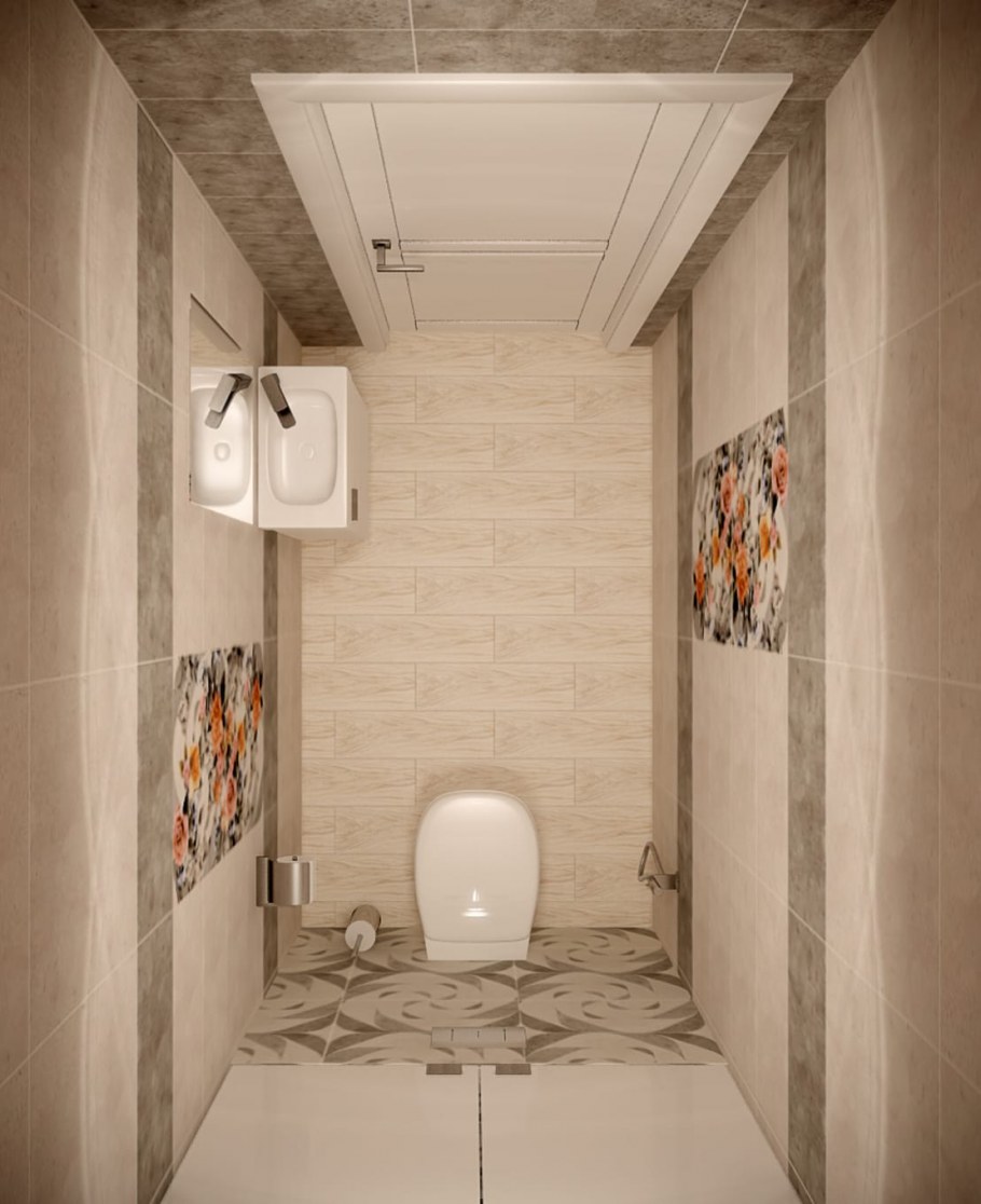 Плитка в раздельном санузле