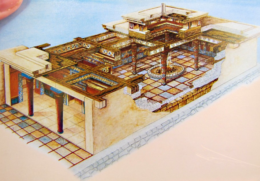 Микены дворец Мегарон