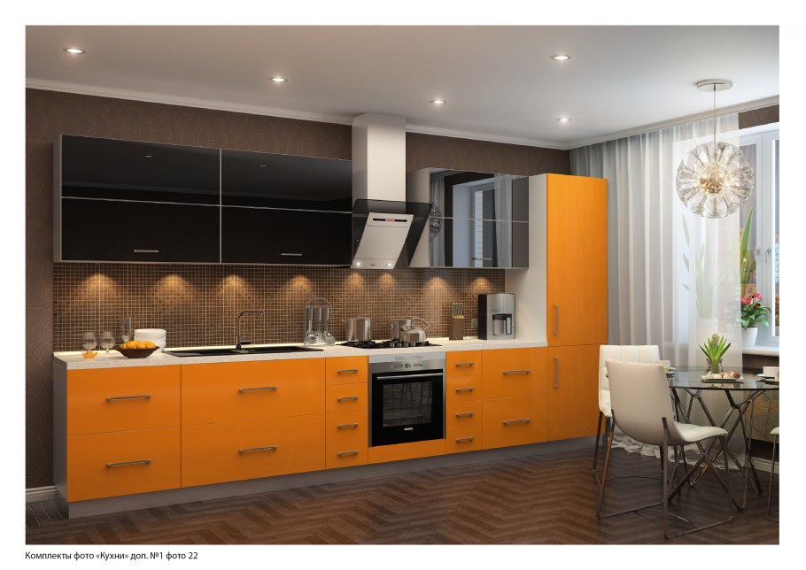 Стендмебель кухня Линда фиолетовый металлик