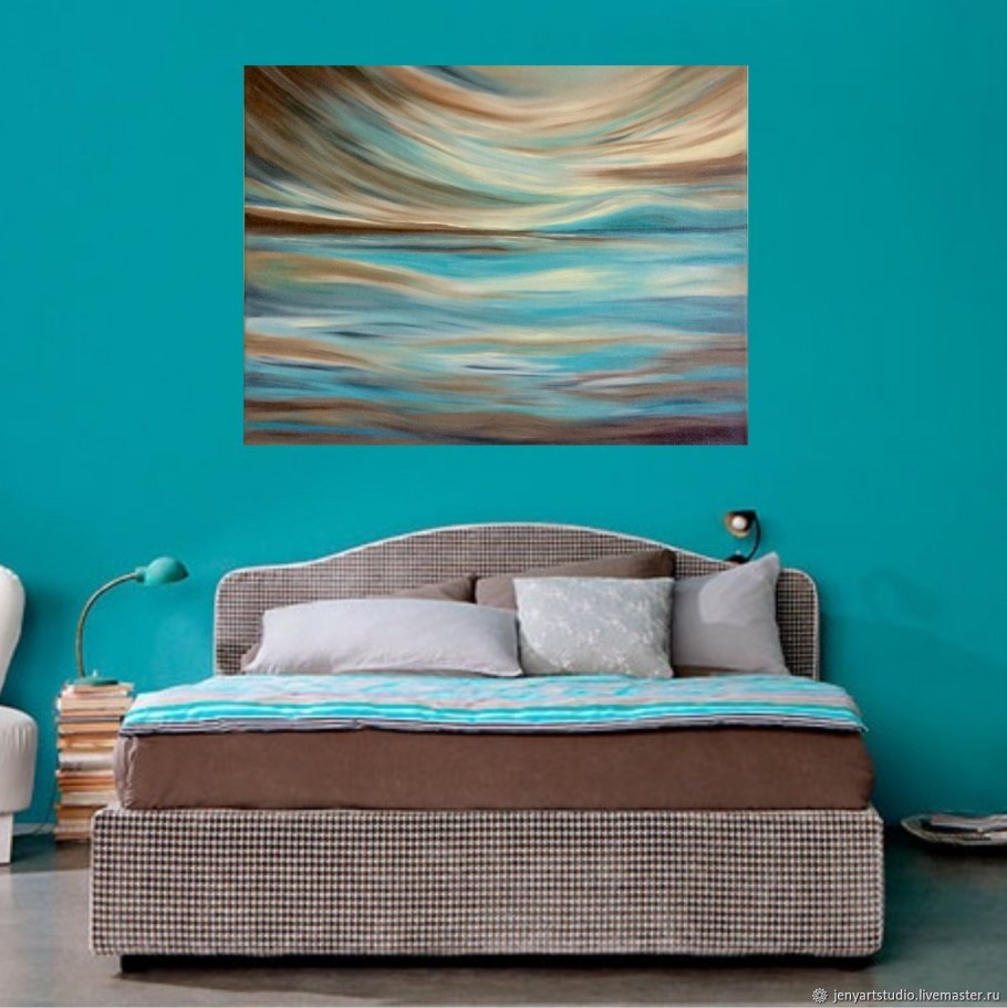 Бирюзовый интерьер