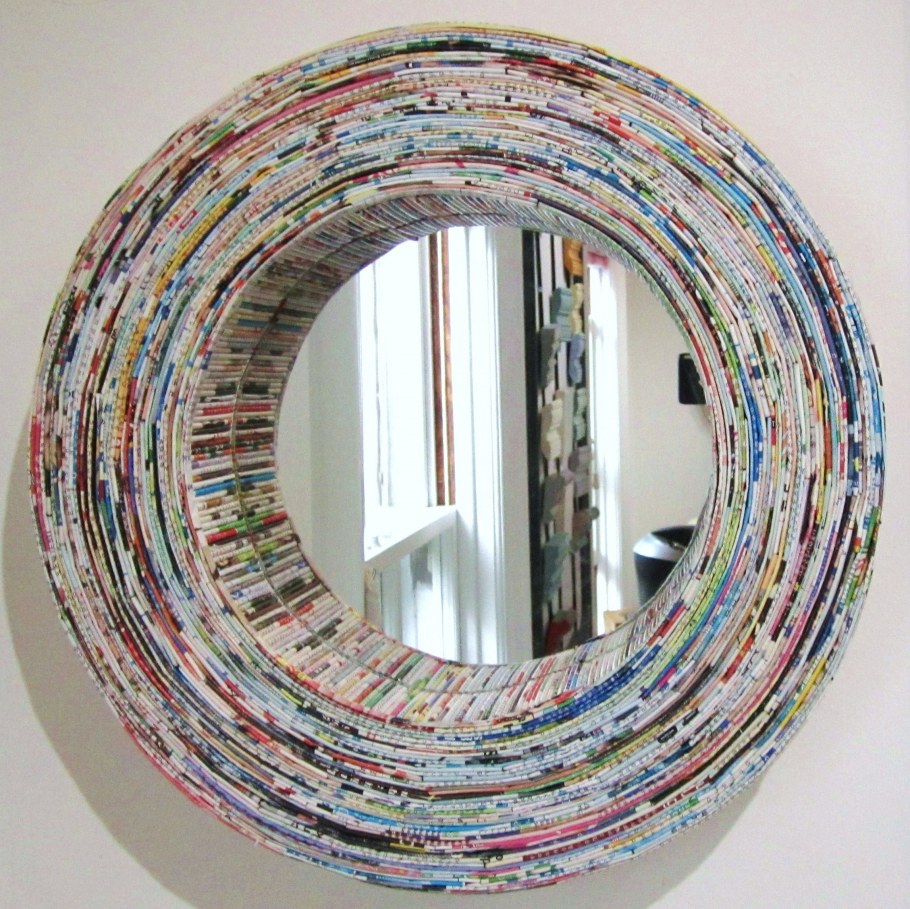 Рама для зеркала из подручных материалов