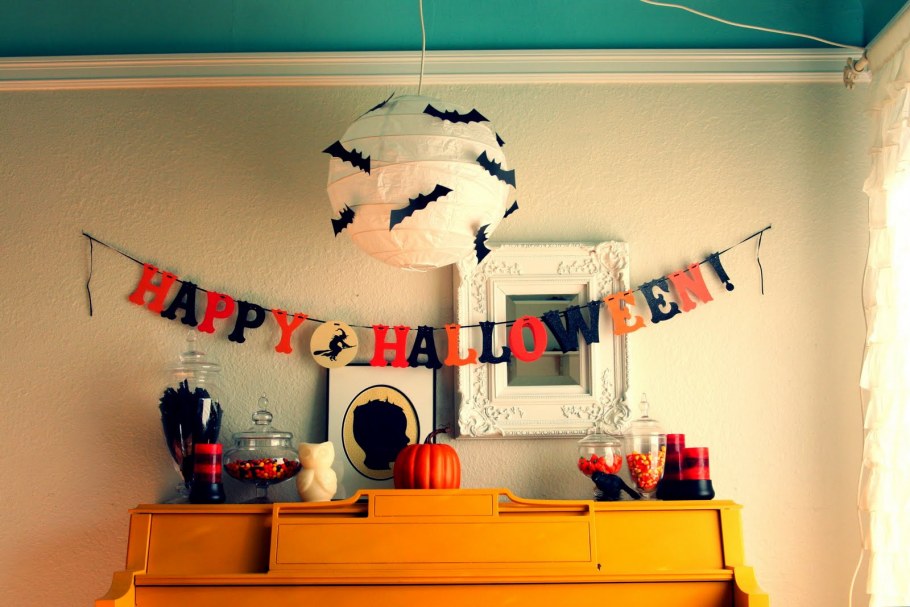 Украшение рабочего стола на Хэллоуин