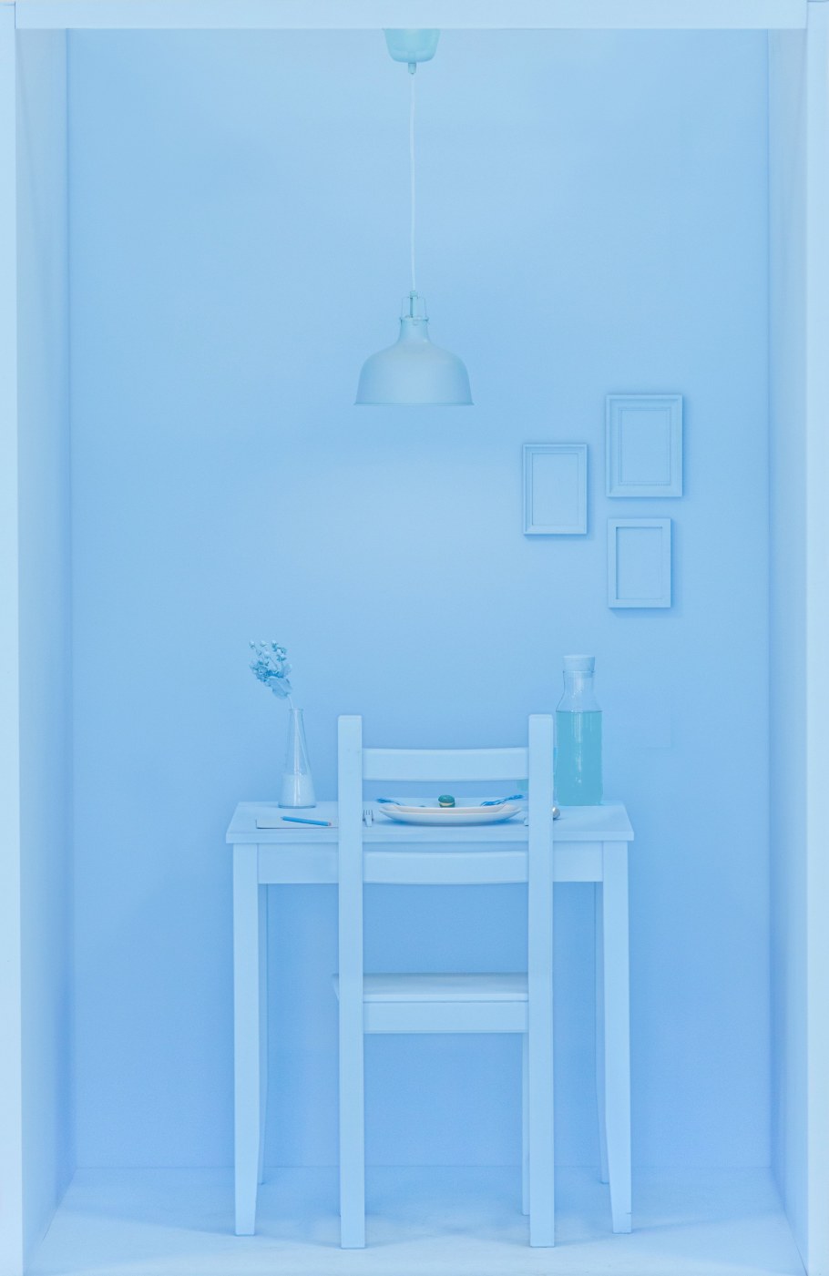 Голубой декор Эстетика