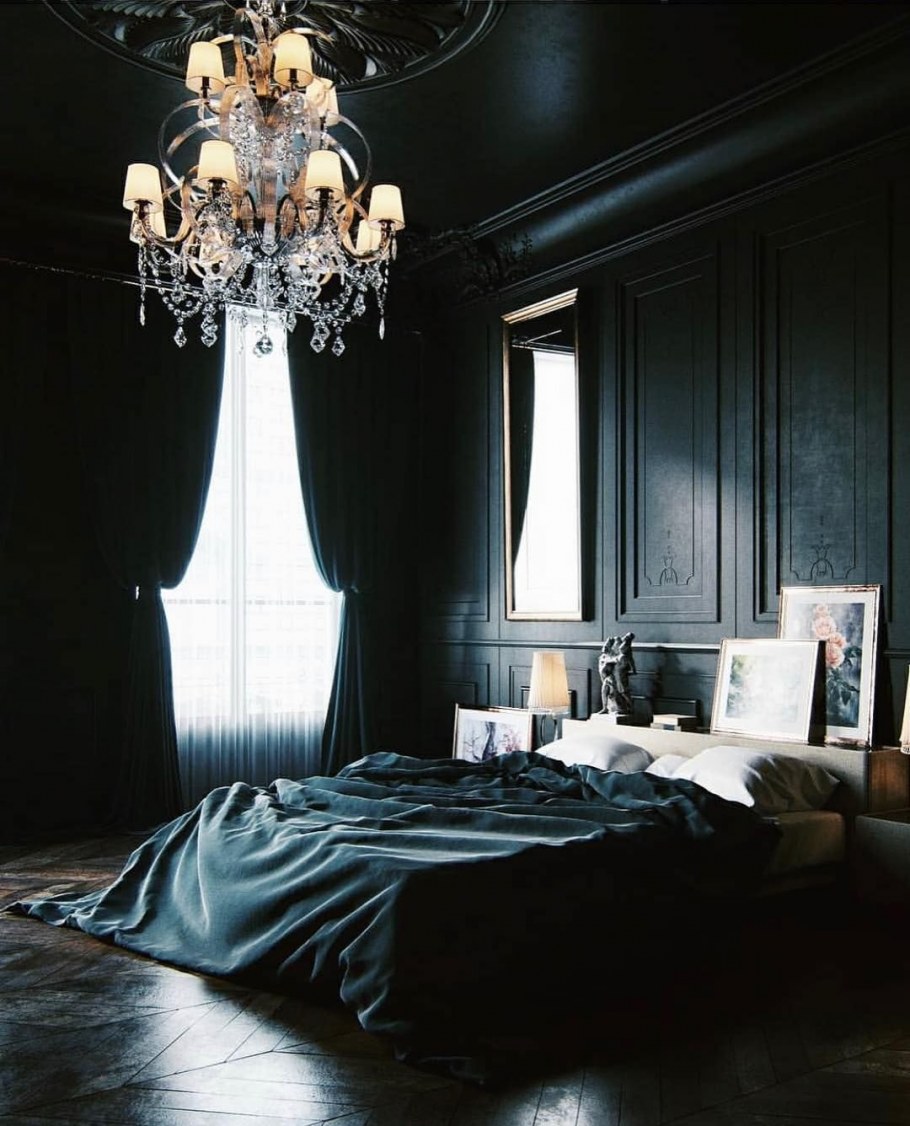 Темная спальня