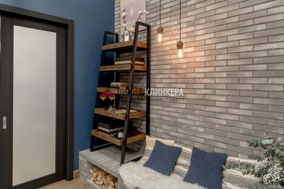 472 Grau engobiert long кирпич