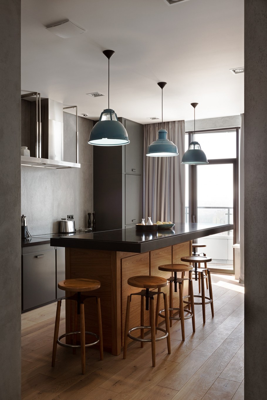 Угловые стойки в стиле лофт