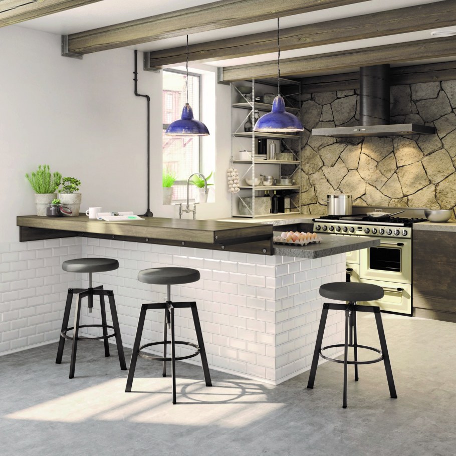 Кухня лофт икеа