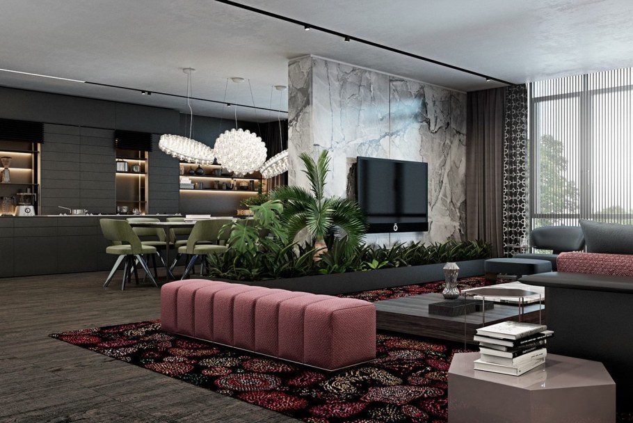 Стильный современный интерьер