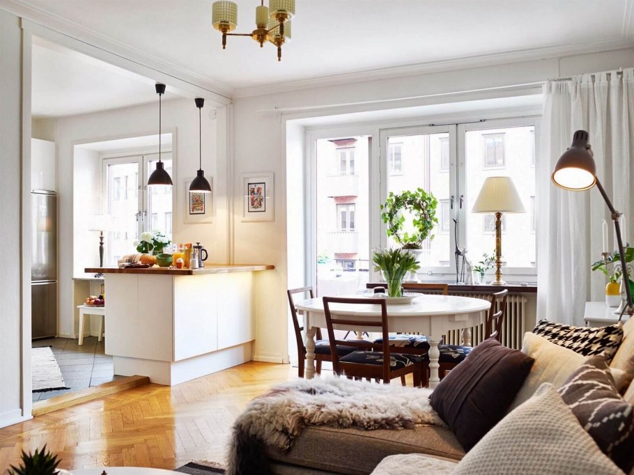 Скандинавский стиль в интерьере квартиры