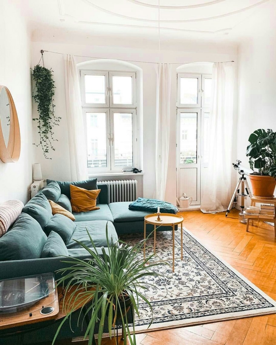 Гостиная в скандинавском стиле