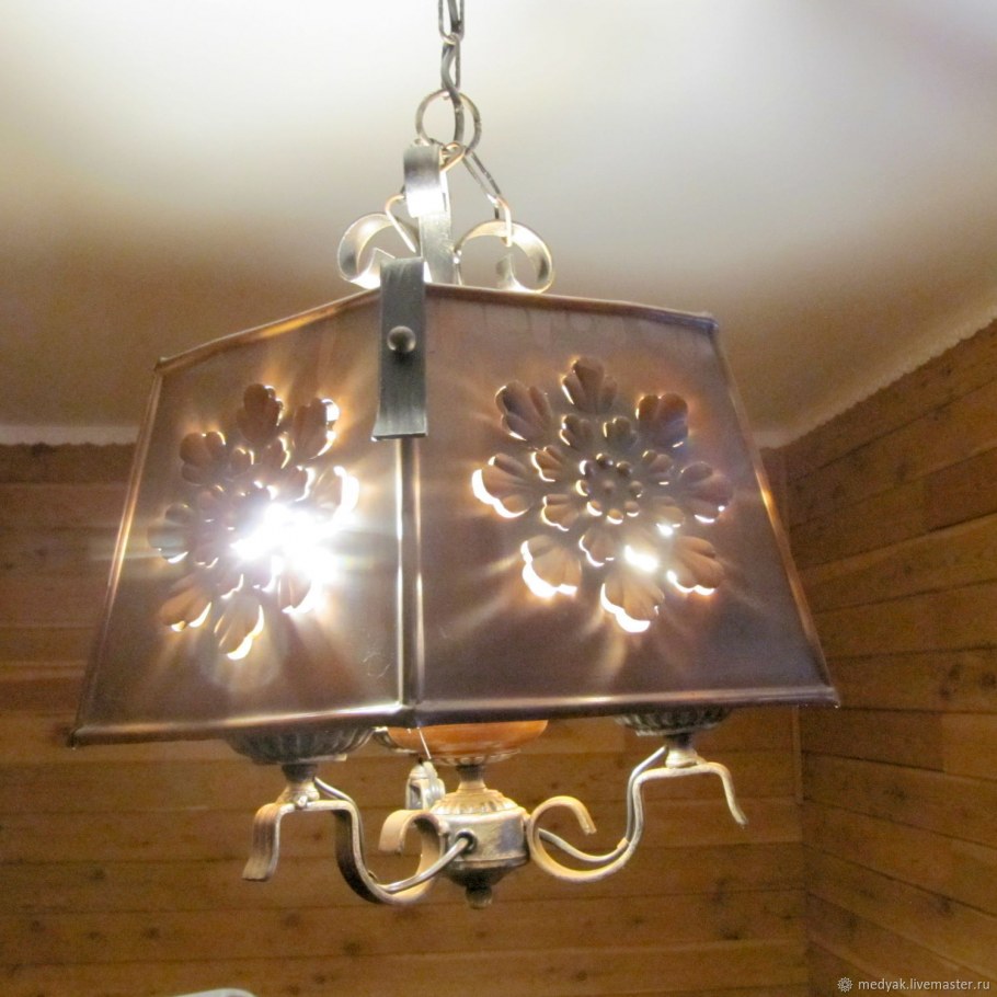 Светильник Copper Shade Chrome Tom Dixon