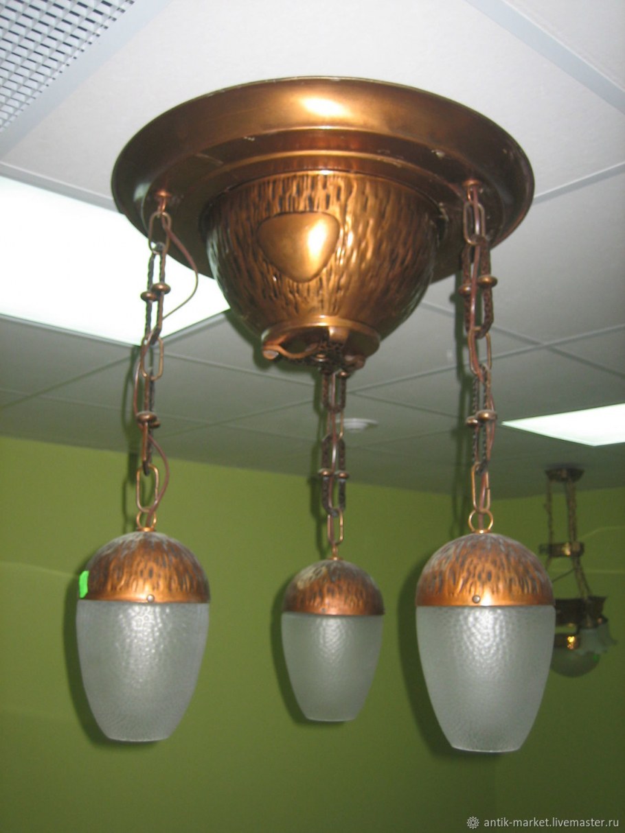 Подвесной светильник Eurosvet Posh 90175/5 медный 160w