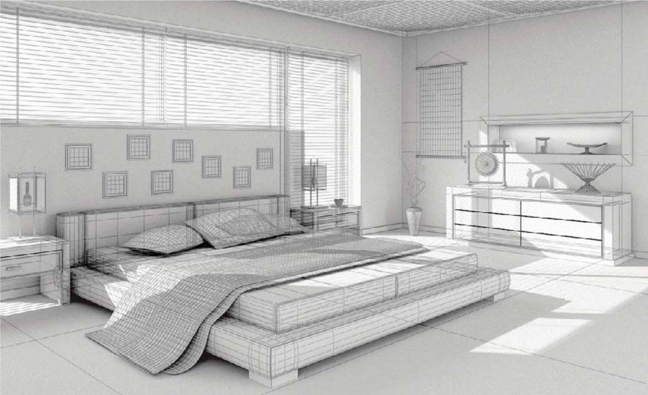 Визуализация интерьера в 3d Max Vray