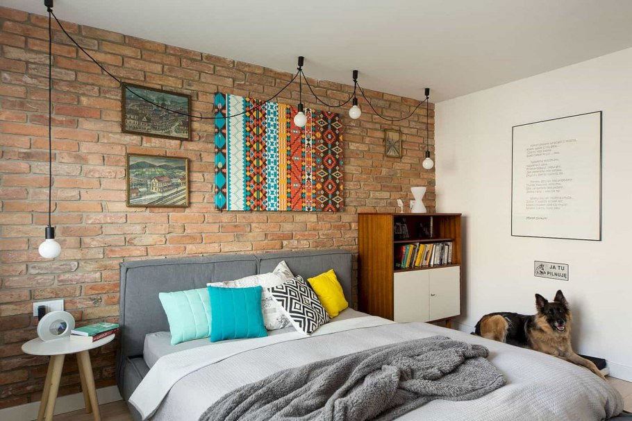 Спальня лофт Скандинавия