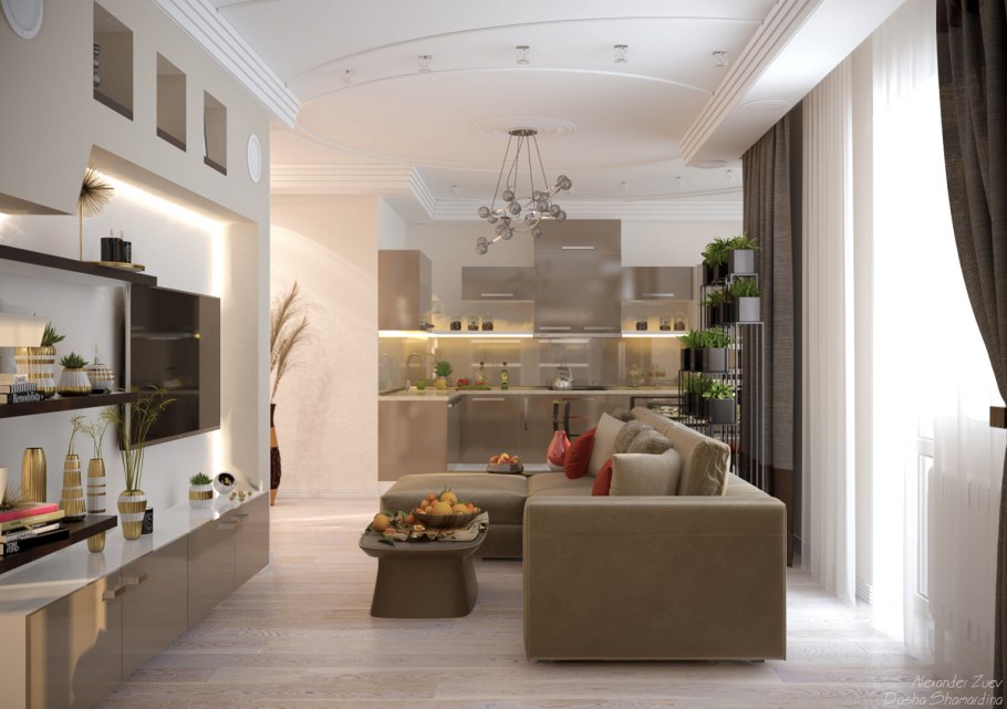 Кирпич на кухне