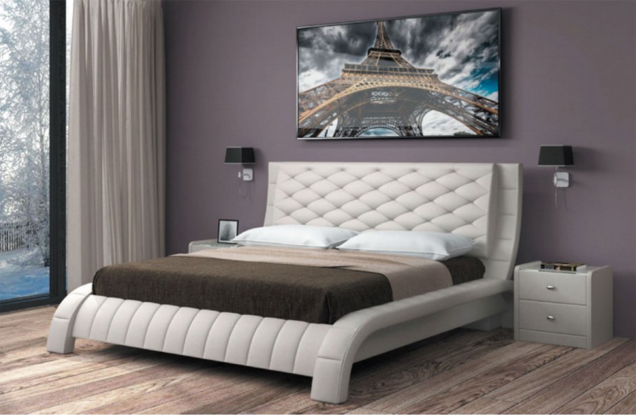 Кровать Шанель Браво мебель бежевый