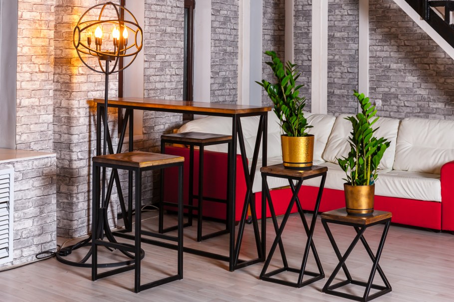 Мебель из металла в стиле лофт