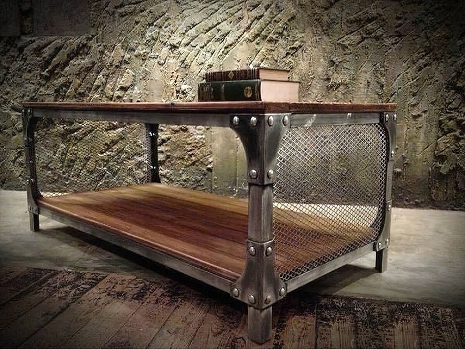 Металлическая мебель в стиле лофт Индастриал