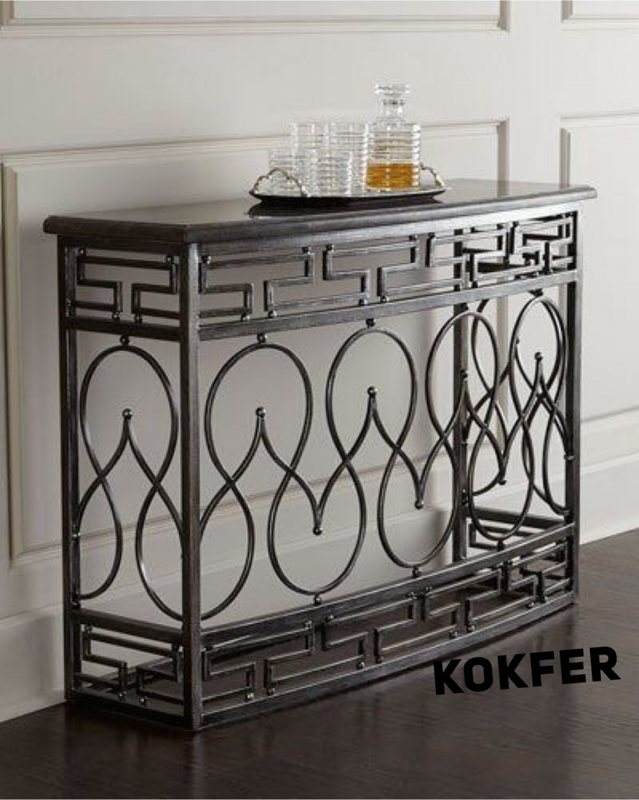 Консоль холодная ковка стиль лофт